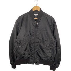 Engineered Garments Black Aviator Jacket Nylon Size Medium